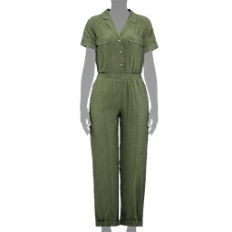 Khaki Jumpsuit